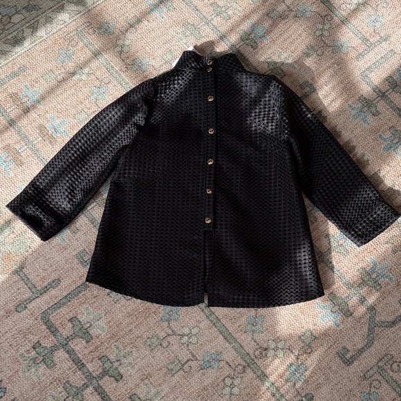 BURU x Mary Orton Mod Top in Black Dot | Size Small NWT - Picture 6 of 6